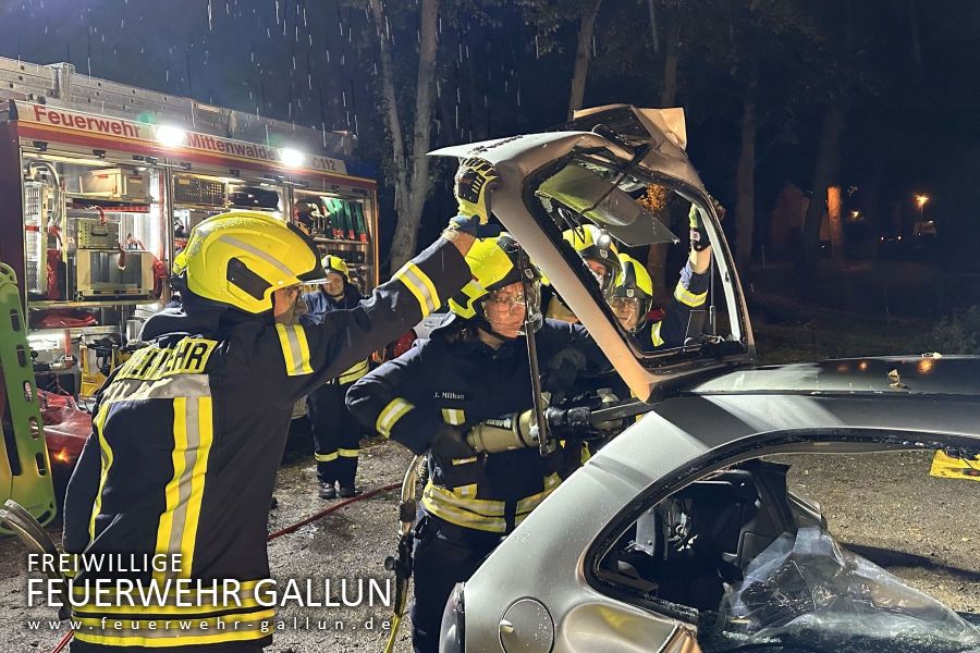 Ausbildung mit der Feuerwehr Mittenwalde